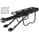 Dirza Rear Bike Rack Bicycle Cargo Rack Quick Release Adjustable Alloy Bicycle Carrier 115 lbs Capacity Easy to Install Black